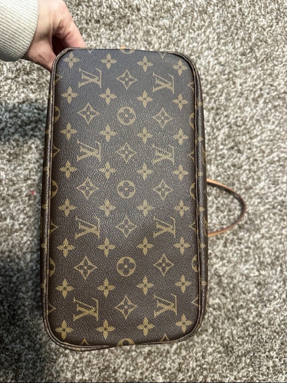 Louis Vuitton Never FULL mm bag with pouch - Picture 7 of 8